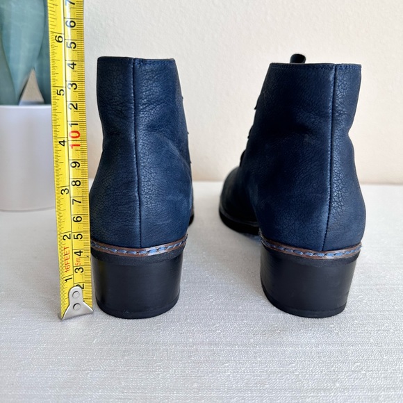 COPY - Sundance Dark Blue Shimmer Leather Heeled Victorian Boots Women’s EU38 U… - Picture 12 of 16